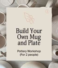 Private Build Your Own Mug and Plate for 2 people @ KP Studio